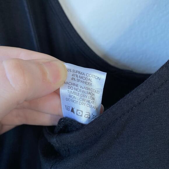 ABLE Georgia Jumpsuit in Black Size XS Casual Utility Lounge Comfort Wide Leg - Picture 7 of 8